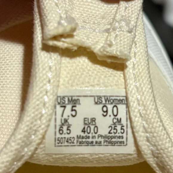 Vans Style 93 Mary Jane White Canvas Lug Sole Shoes NWOT Women’s - Picture 9 of 9